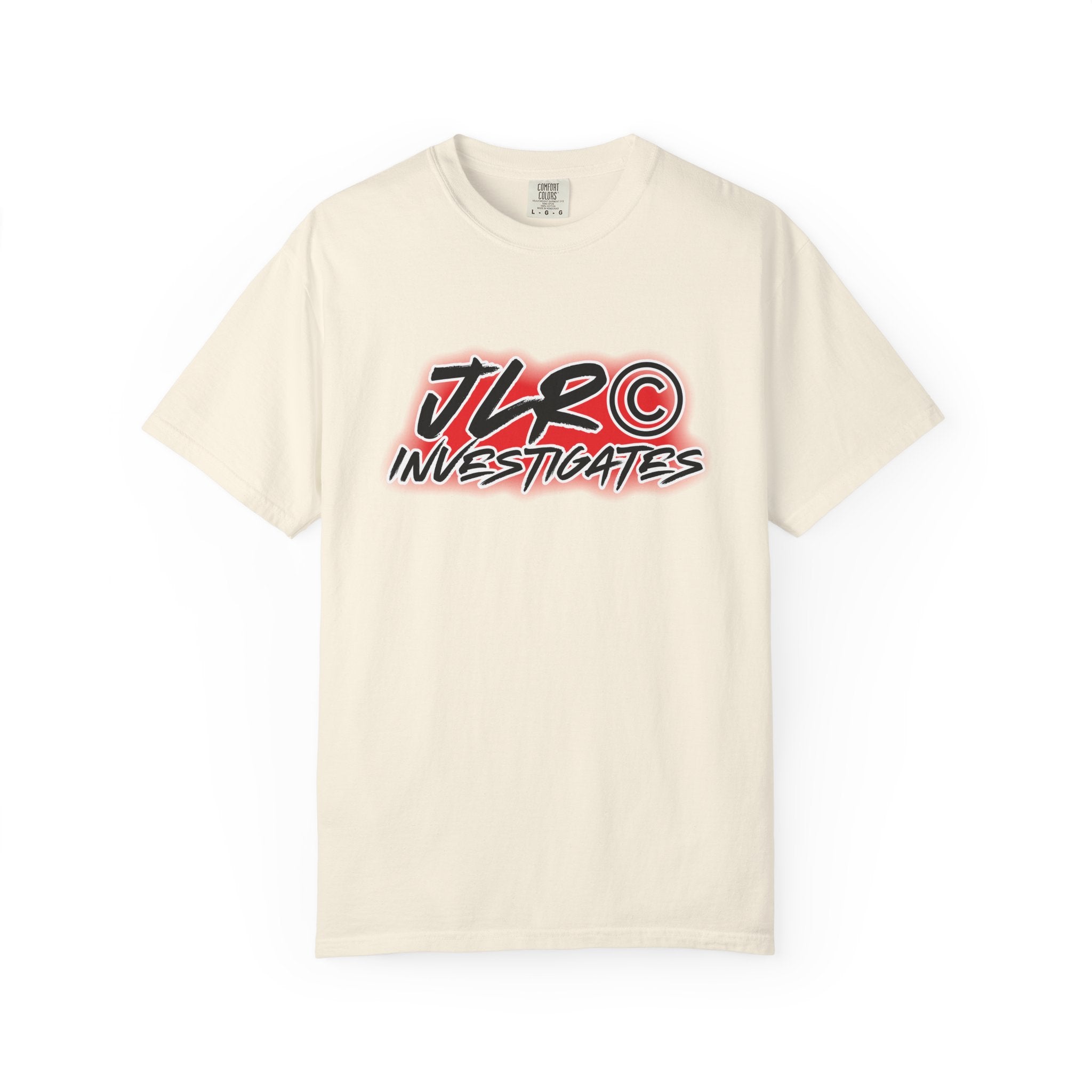 JLR© Investigates T-Shirt — Graphic Logo Tee