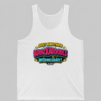 Whackadoodle Wednesday Tank Top in White – JLR Investigates graphic tank