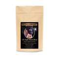 Boots on the Grounds OJ's Nightwatch Blend coffee — whole bean bag, medium-dark roast, Boots on the Grounds branded packaging